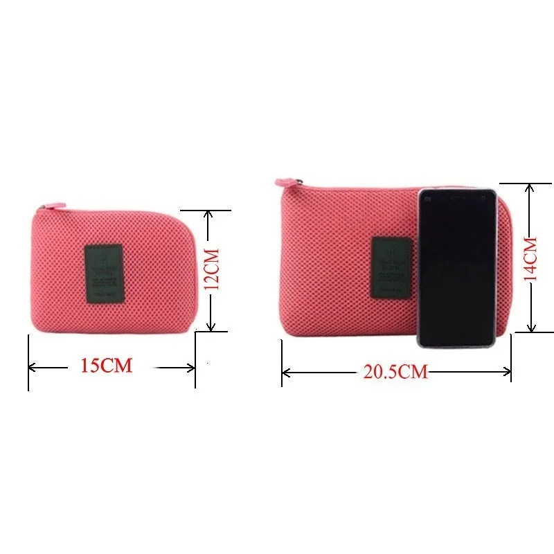 Портативная сумка для хранения цифровых продуктов USB кабеля гарнитуры ручек