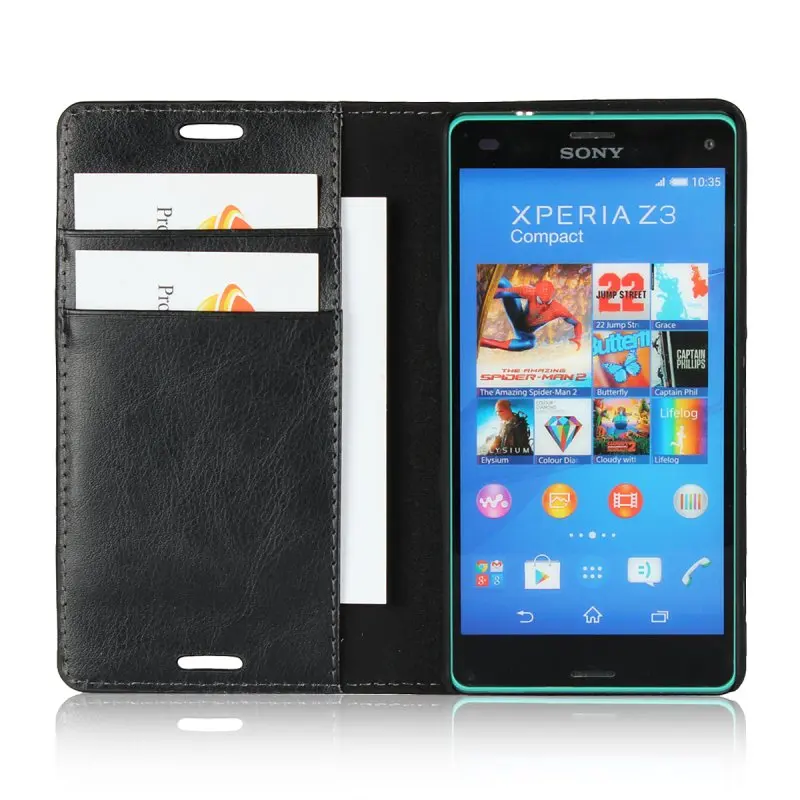 Чехол-книжка для Sony Xperia Z3 Compact Z5 X XZ XZS XZ1 XZ2 Premium XZ3 XZ4 XZ5 кожаный | Мобильные телефоны и