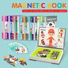 Магнитные головоломки 10 типов, магнитная головоломка, мультфильм животных, 3D головоломка монтессори, обучающая развивающая игрушка для детей, подарок
