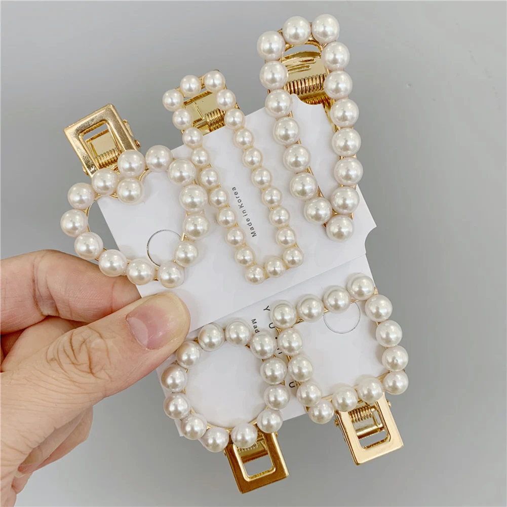 Женские элегантные Геометрические шпильки для волос в Корейском стиле заколки