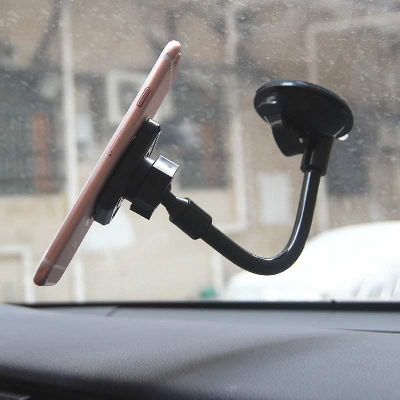 

Magnetic Cell Phone Holder Car Mount Long Arm Windshield Car Phone Mount holder for iPhone X 8 8 Plus 7 7 Plus 6 6 Plus SE 2020