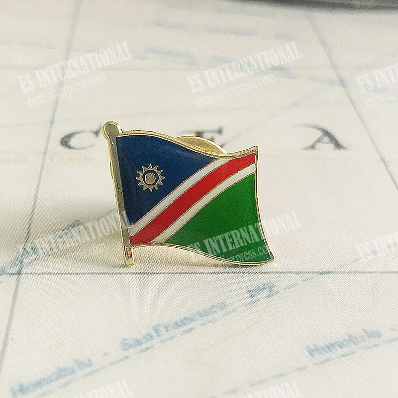 

Значок с флагом Намибии