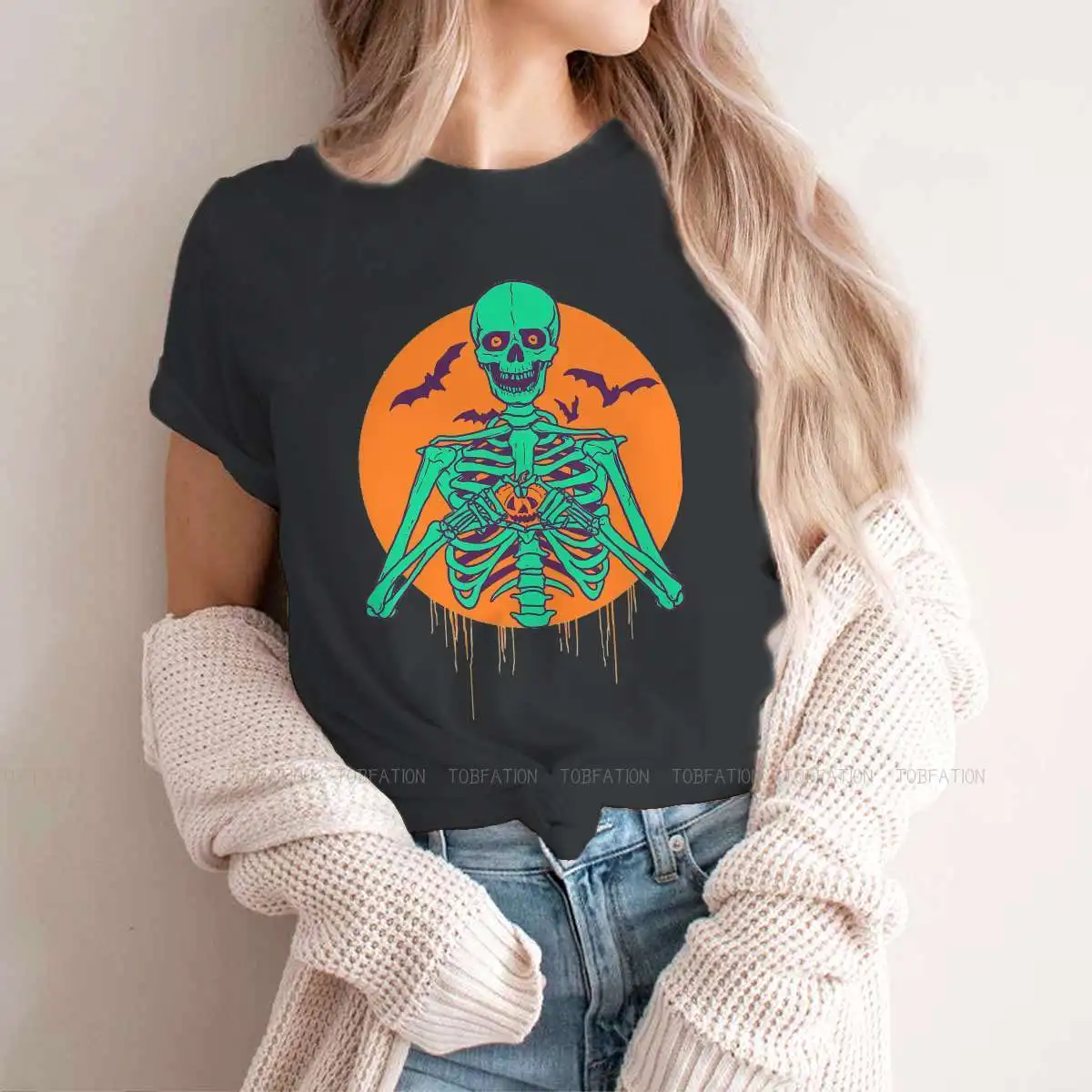 

Amo O Neck TShirt Heart Fabric Basic T Shirt Girl Tops Individuality Oversized Hot Sale