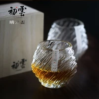 chamvin liusiyu design new work sunny mug whiskey cup japanese wine glass rock whisky tumbler gift package liquor shot cup