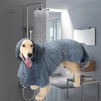 dog bathrobe towel bath robe pet bathrobe drying coat for large medium small pets dogs super fast dry soft