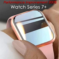 new w37 watch 7 bluetooth call smart watch men diy face waterproof heart rate blood pressure women smartwatch for andrioid apple