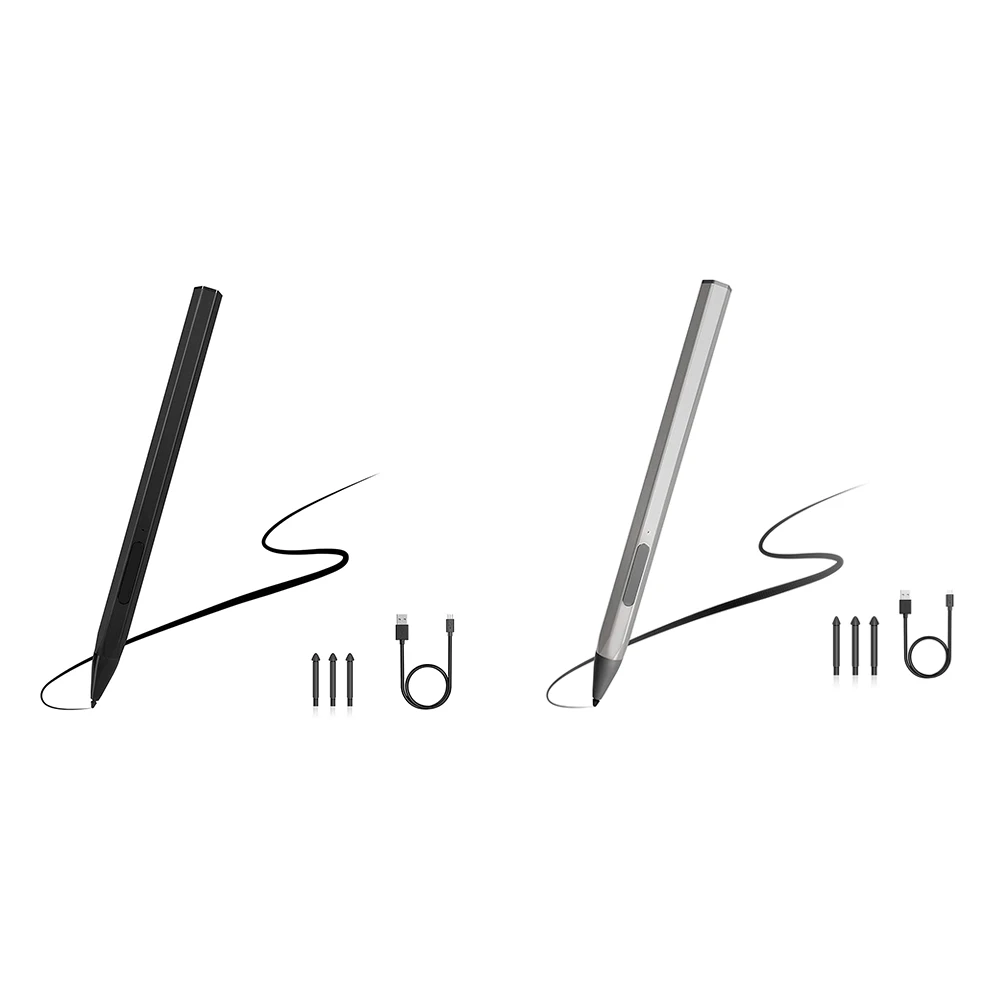 

Стилус, тонкий карандаш для рисования, Толстая ручка со сменными наконечниками для Microsoft Surface Pro 7, 6, 5, 4, 3