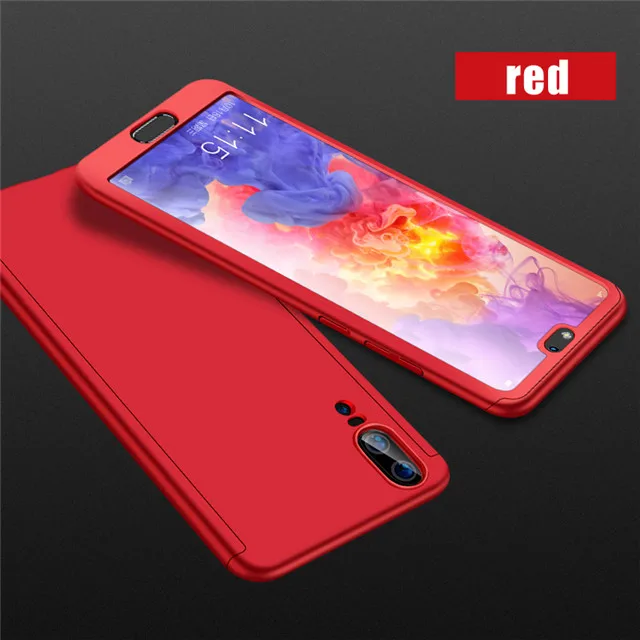 Для Xiaomi Redmi A2 8 9 SE S2 Y2 6X обратите внимание на возраст 2, 3, 4, 3S 5 5X A1 4X 4A Pocophone F1 Prime Lite играть 360 Полное покрытие Стекло чехол для телефона - Цвет: Red