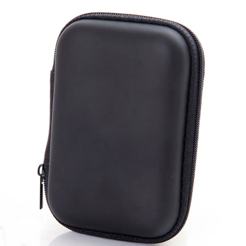 rectangle black Держатель для наушников чехол для хранения жесткий мешок, чехол для наушников Аксессуары для наушников Наушники карта памяти usb кабель - Цвет: rectangle black