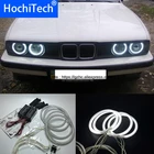 HochiTech для BMW E30 E32 E34 1984-1990 ультра ярсветильник дневной свет DRL CCFL ангельские глаза набор демонических глаз теплый белый гало кольцо 120 мм * 4