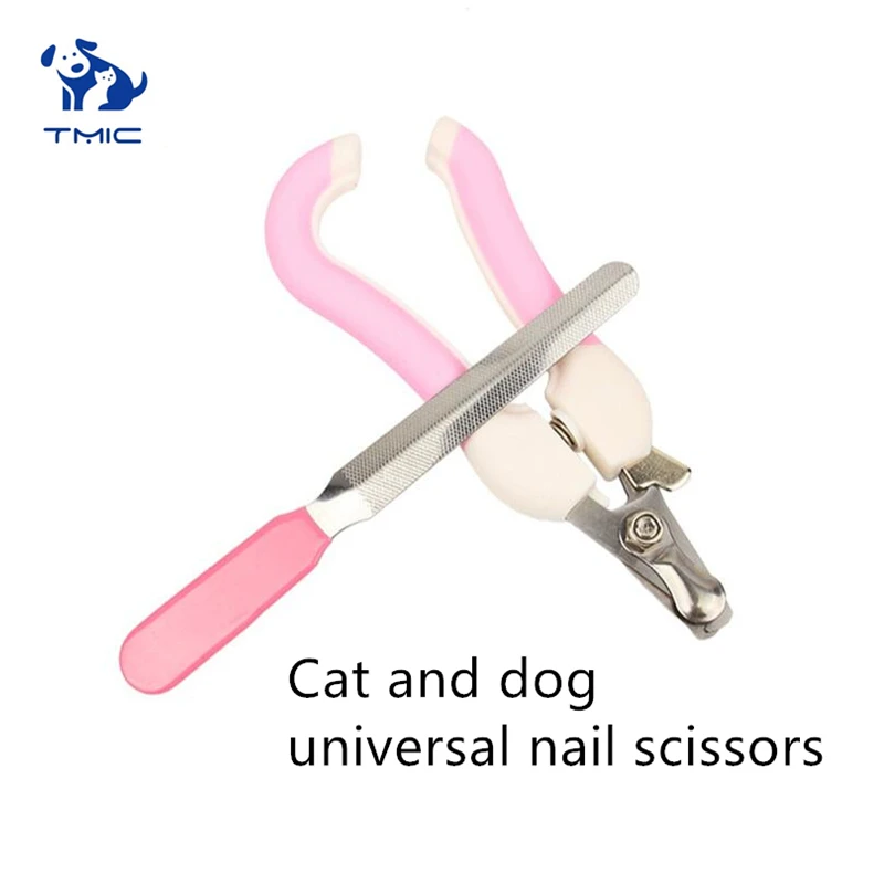 Two Colors Fashion Style Dog Nail Trimmer Pet Dog Cat Bird Claw Stainless Steel Beauty Nail Clipper Set Pet Nail Clipper