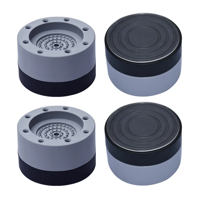 

4Pack 3.5cm Anti Vibration Feet Pads Legs Slipstop Silent Skid Raiser Mat Shock and Noise Cancelling For Washing Machine Ship