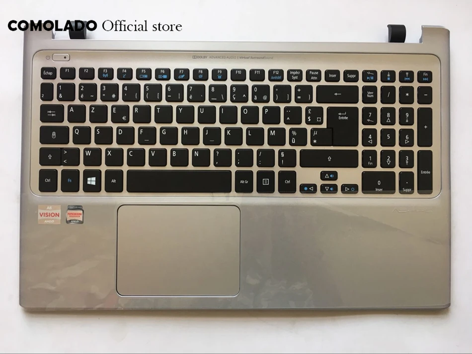 Верхний Упор для рук на ноутбук с французской подсветкой клавиатура ACER V5 551