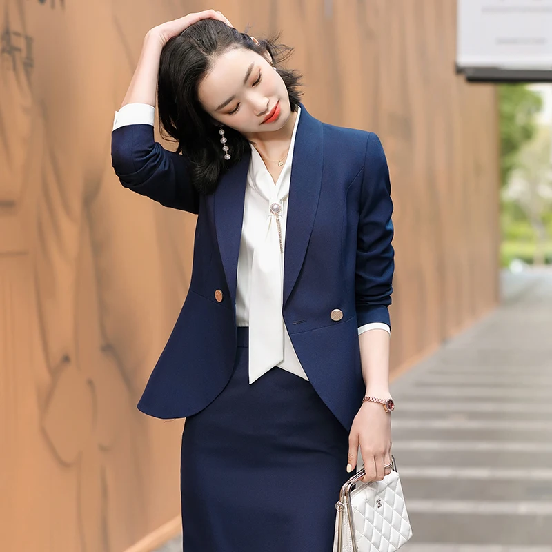 Костюмы женские деловые из высококачественной ткани офисные брючные костюмы в