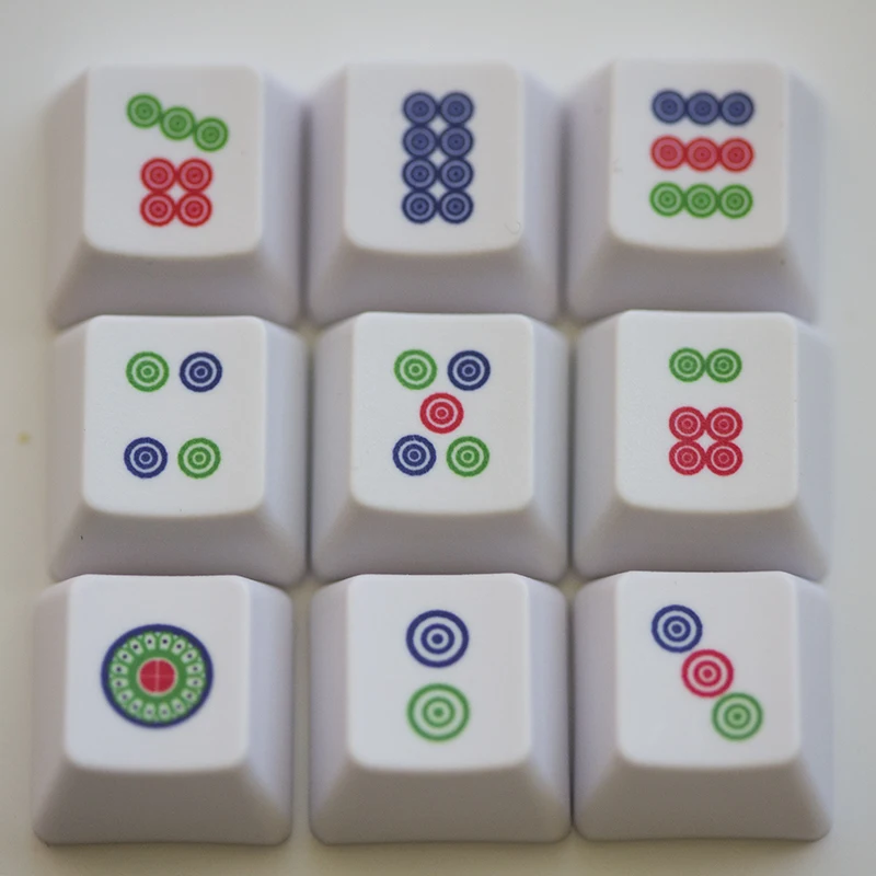 Колпачок для клавиш PBT DIY механической игровой клавиатуры колпачок Маджонга Cherry MX