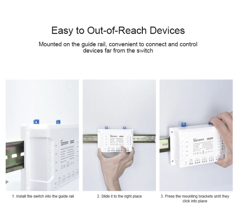 Itead SONOFF 4CH R3/ PRO R3 Wi-Fi модуль переключателя 4 Gang сделай сам Умный переключатель