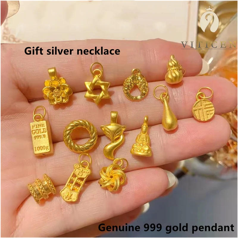 viticen-women's-necklace-genuine-999-gold-pendant-24k-flowers-stars-women's-pendants-exquisite-gifts-factory-dropshipping
