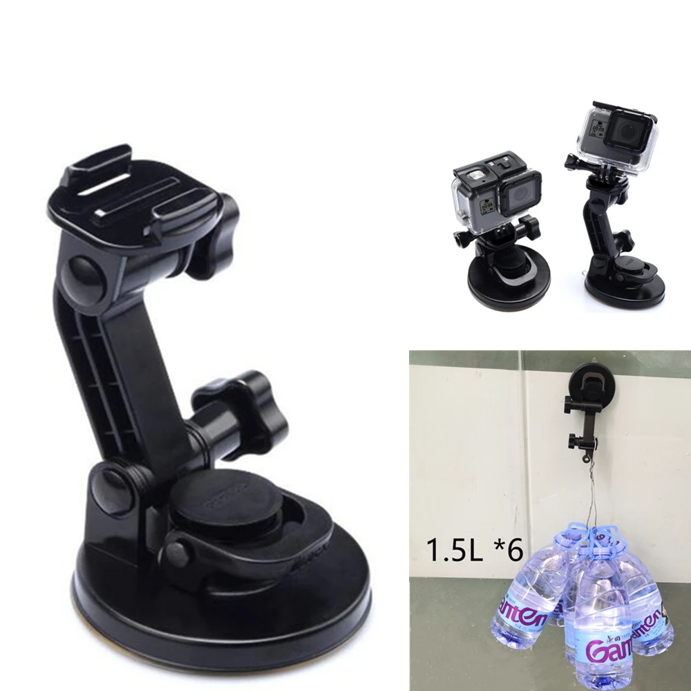 

Suptig Accessories Car Strong Suction Cup For Gopro Hero 10 9 8 7 6 5 DJI YI 4k Insta360 EKEN Camera Mount Window Glass Sucker