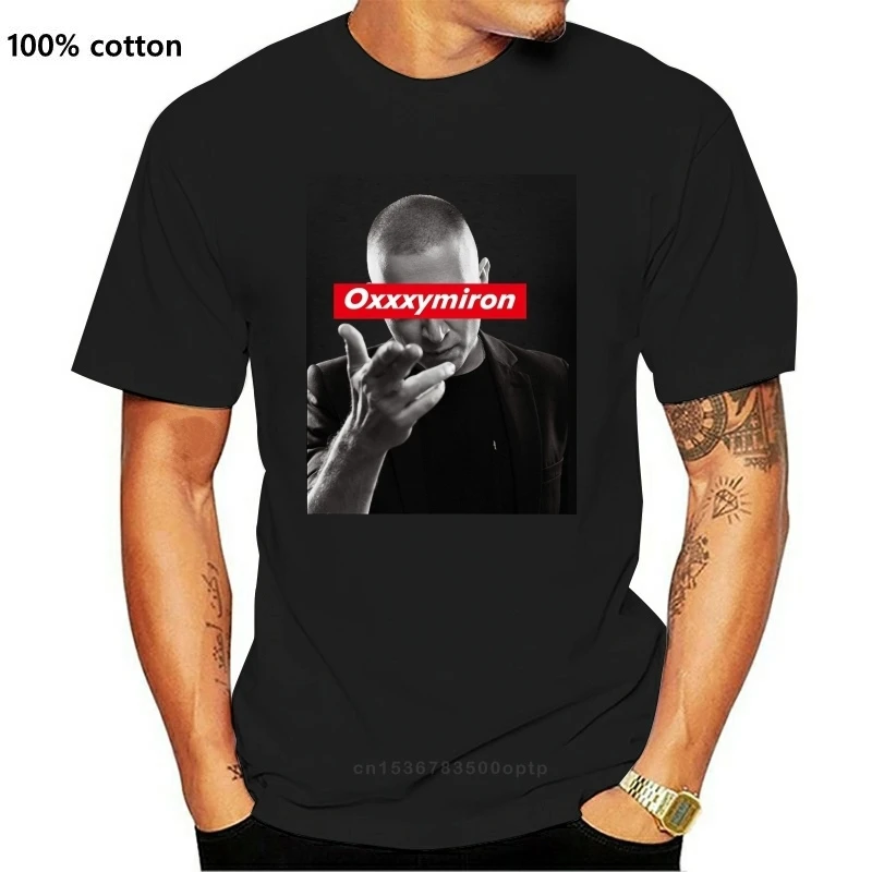 Мужские рубашки Oxxxymiron футболка с изображением певицы в России брендовая