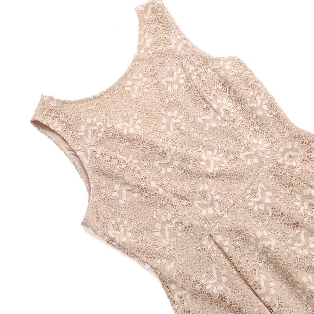 Розовое кружевное платье винтажное вязаное вечернее сарафан женская одежда без