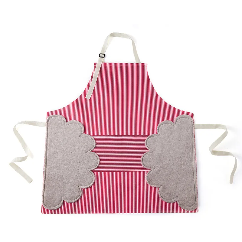 

2021 new high quality solid color apron Kitchen Apron