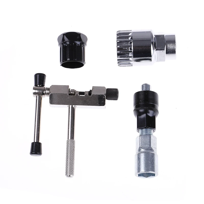 

4PCS Mountain Bike MTB Bicycle Crank Chain Axis Extractor Removal Repair Tool Kit Bike multitool Set Bicycle Accessories