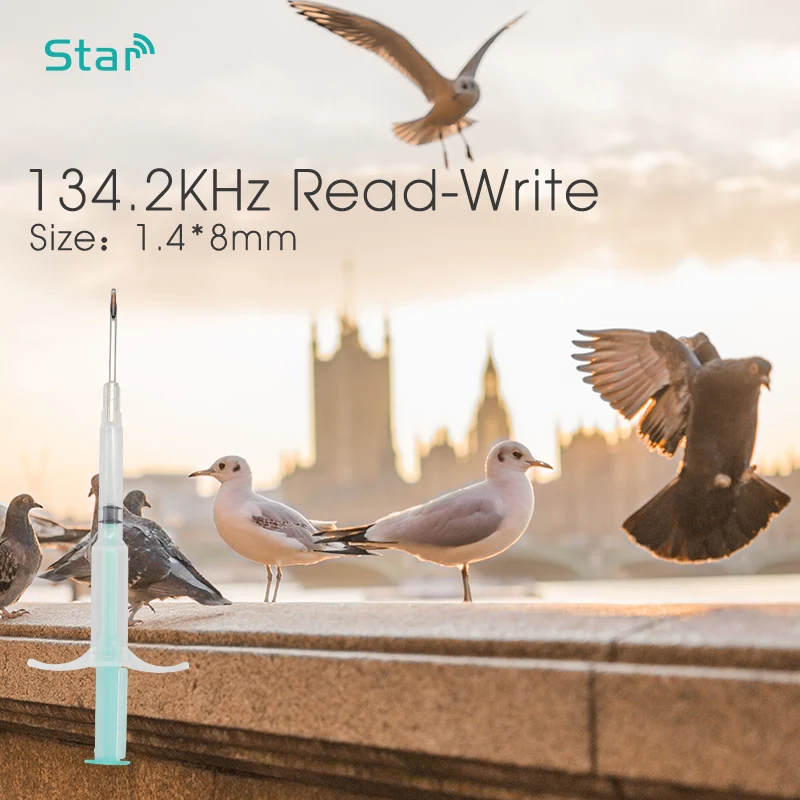 Шприц с микрочипом для животных 1 4x8 мм|IC/ID карты| |