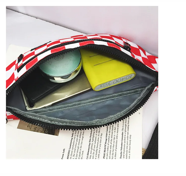 Поясная Сумка для женщин и мужчин модный нагрудной кошелек на молнии телефона