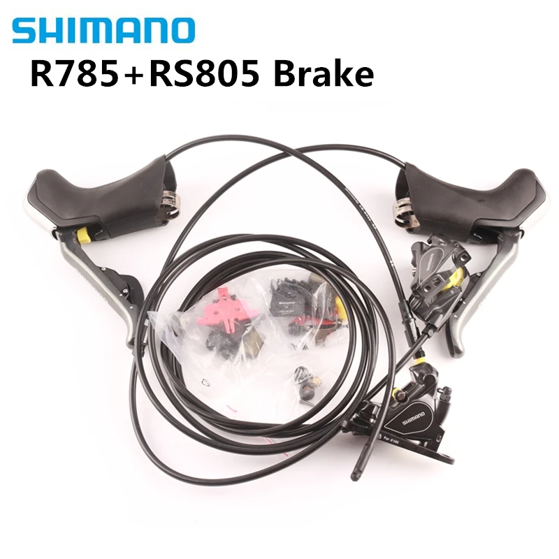 ST-R785BR-RS805 Shimano электронный Di2 ST-R785+ BR-R785 R785+ RS805 Гидравлический дисковый тормоз дорожный велосипед ST R785 Di2 рычаг переключения тормозов тормозной ICE-TECH - Цвет: ST-R785BR-RS805