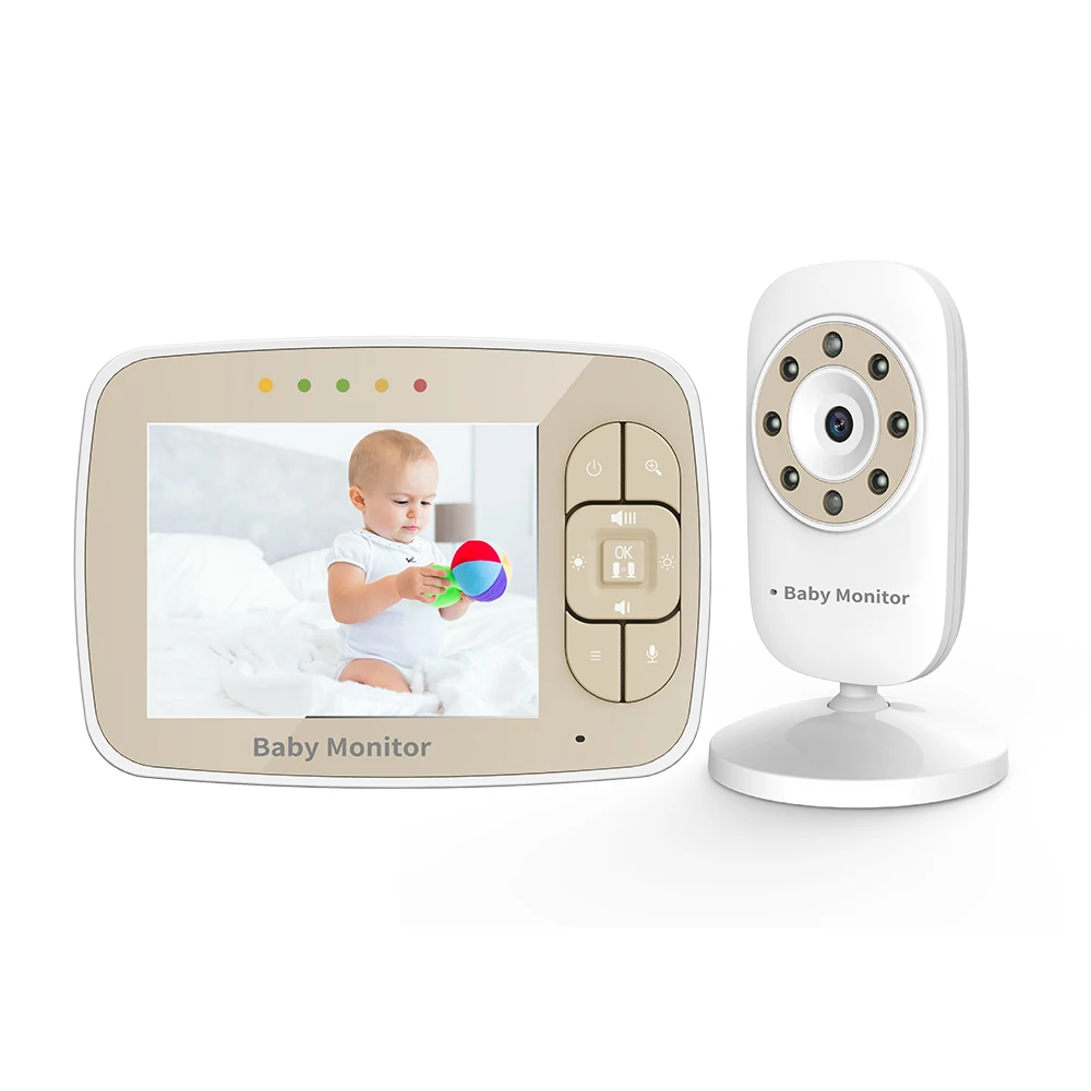 Видео Детский Монитор 3 5 &quotБольшой ЖК экран дисплей с камерой ночного видения