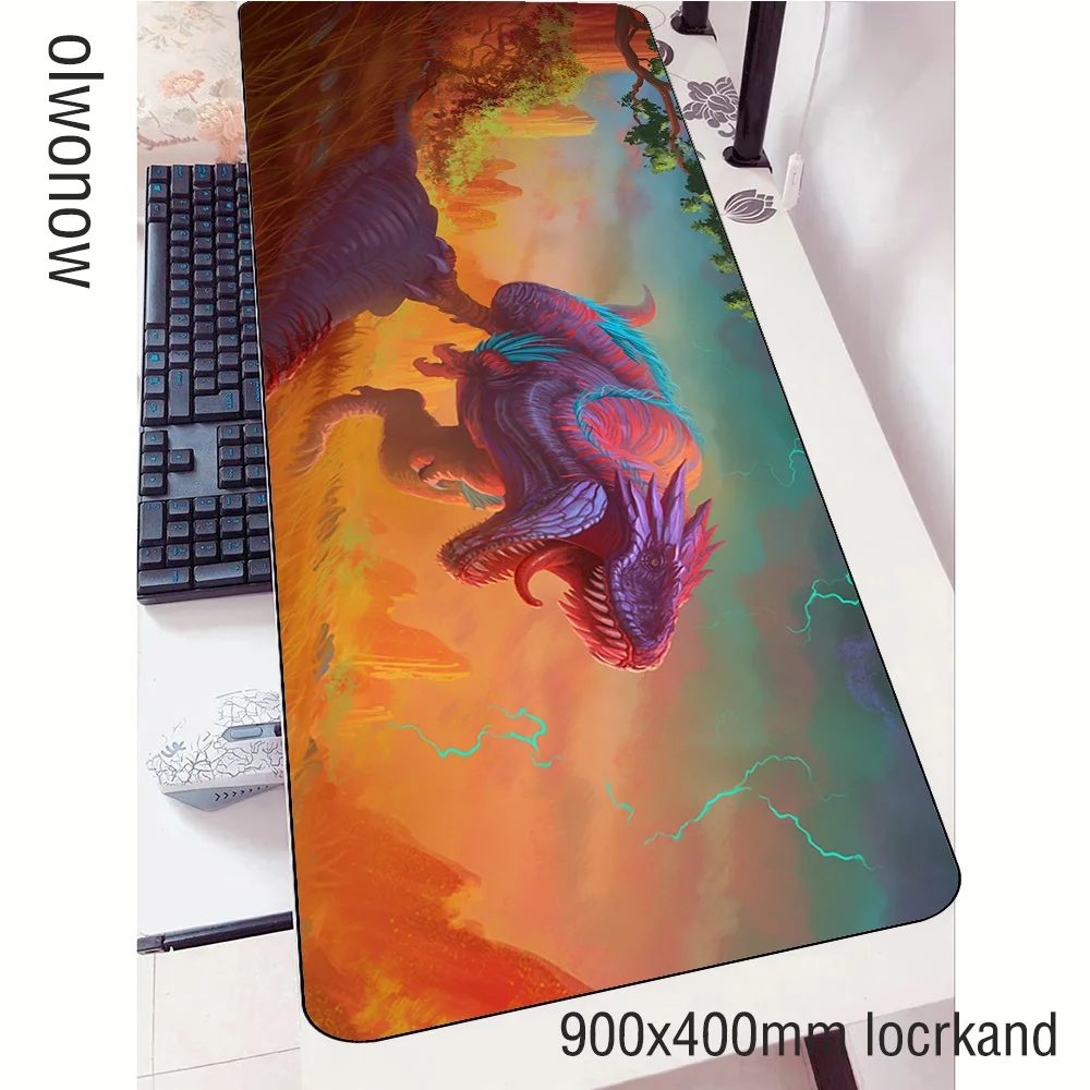 Коврик для мыши с динозаврами HD 90x40 см | Компьютеры и офис