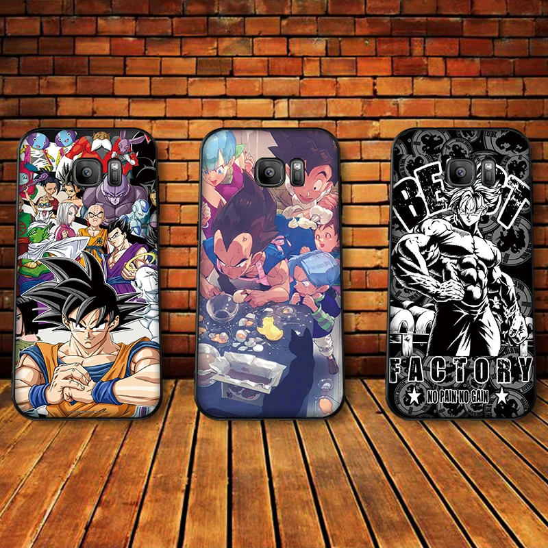 Dragon Ball Z Мягкий силиконовый чехол для телефона samsung A3 4 5 6 Plus 7 8 910 20 30 40 50 60 70 2018 M40 J6