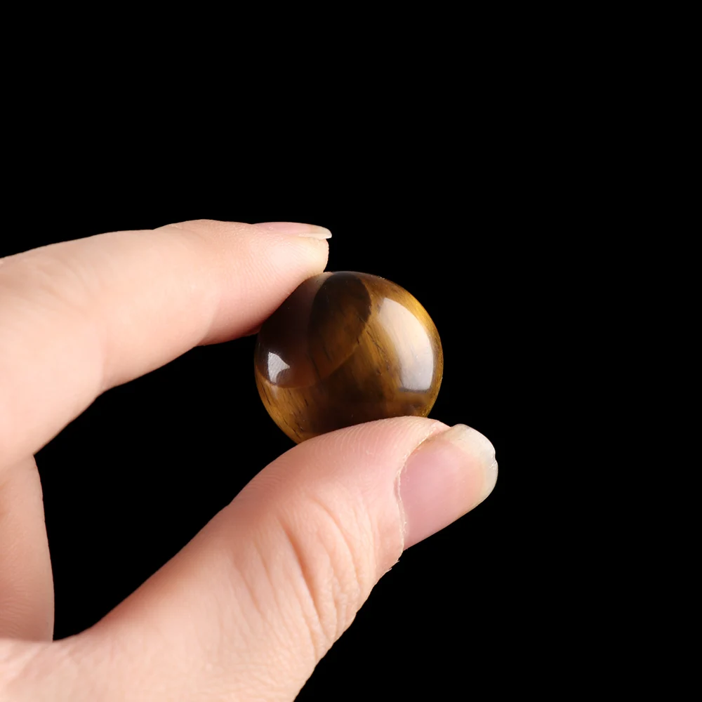 Натуральный тигровый глаз Хрустальный шар кварц для лечения камня гадание