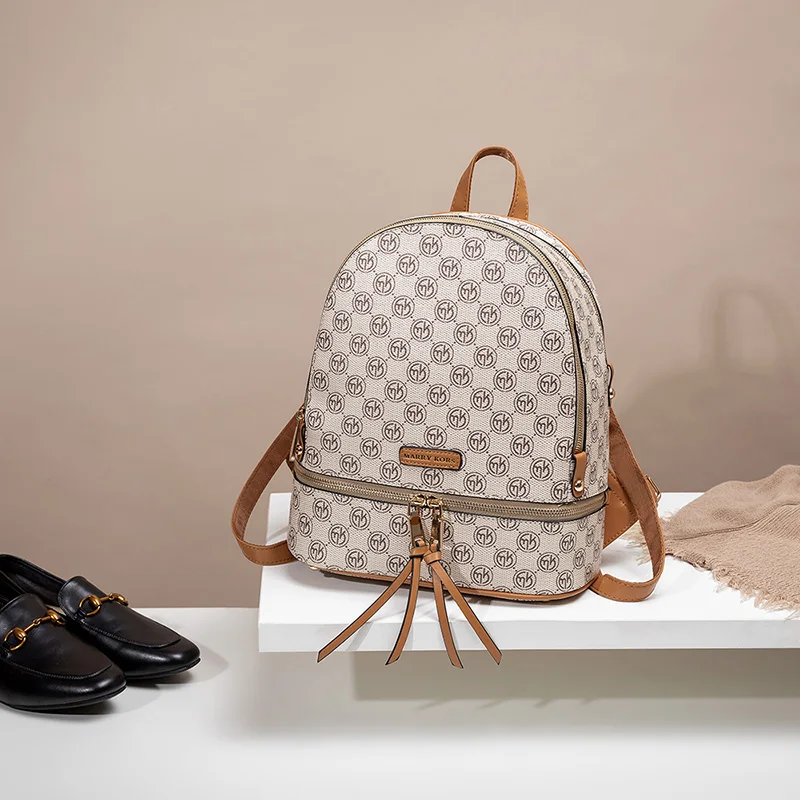 MARRY KORS кожаный женский рюкзак MK школьные сумки для девочек подростков стильный