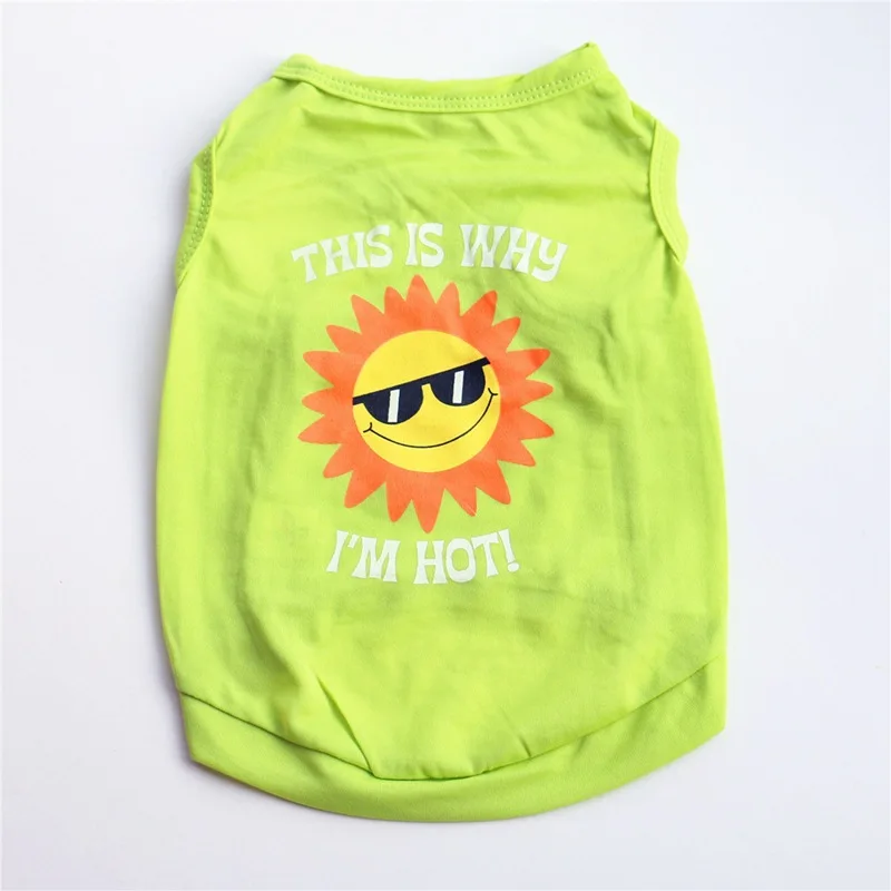 Одежда для собак летняя одежда питомца Мишка VIP Померанская футболка щенок