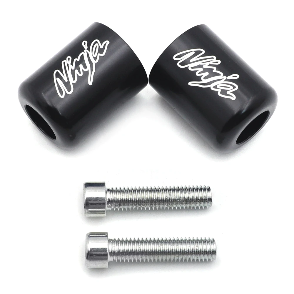 Bar Ends for Kawasaki 1995-2012 Ninja 250R ZX6R 1994-2003 ZX900 Black Aftermarket Free Shipping Motorcycle Parts |