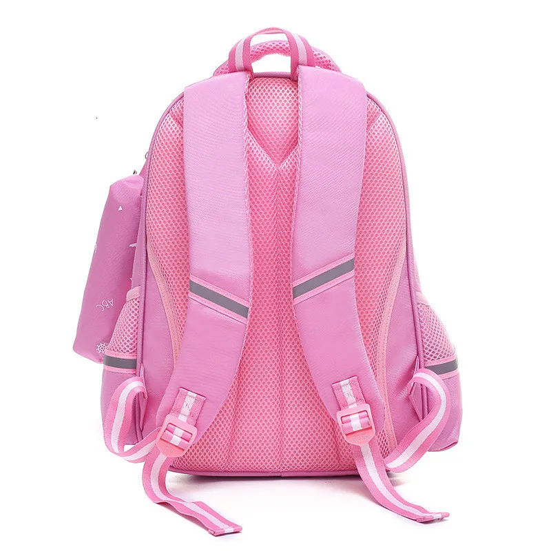Bags Girls Backpacks Children School Cute For Girls Orthopedic Waterproof Kids School Bag with Reflective Strip Mochila Escolar