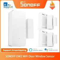 wholesale sonoff dw2 wifi door window sensor wireless sensor detector ewelink app notification alerts smart home security alarm