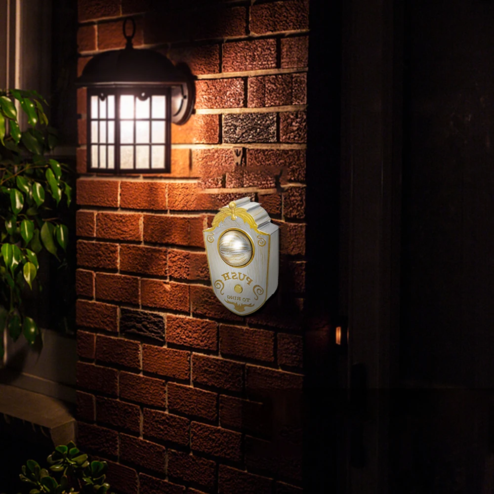 Дверной звонок на Хэллоуин привидение волшебное зеркало светящийся кулон