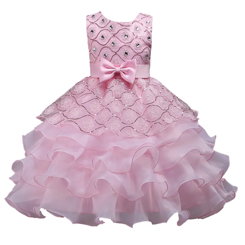 

Korean Version of The Big Child Ruffle Dress Skirt