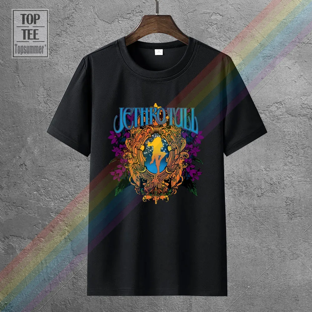 

New Jethro Tull Rock Band Logo Black T Shirt Size S 3Xl