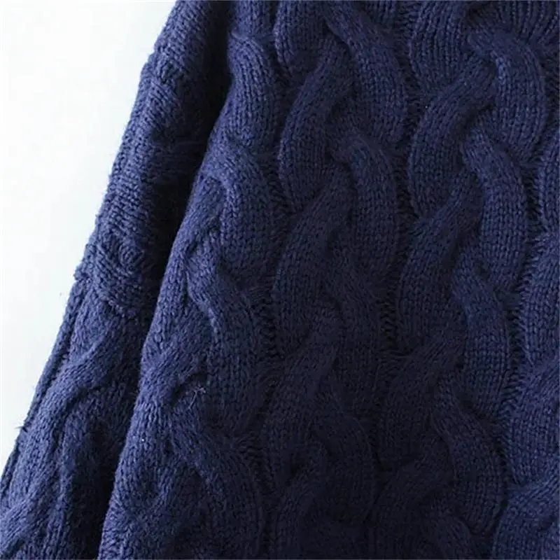 Женский свитер с косами H.SA повседневный теплый Осень-зима 2021 | Женская одежда