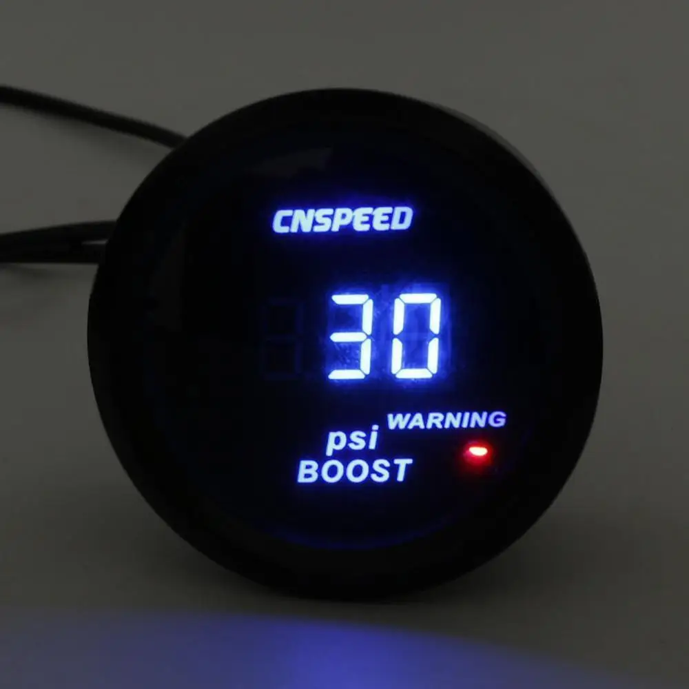 2 &quot52 мм Автомобильный цифровой светодиодный дисплей 14 30 PSI турбо Boost Gauge Meter Kit с