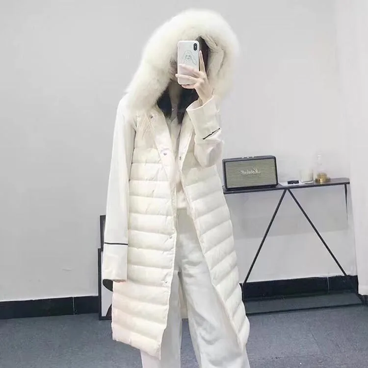 Новый стиль легкая пуховая куртка без рукавов жилет в Корейском стиле брендовый