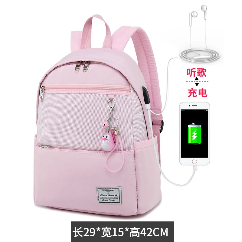 Рюкзак женский, для девочек-подростков, с выходом USB для зарядки от AliExpress WW