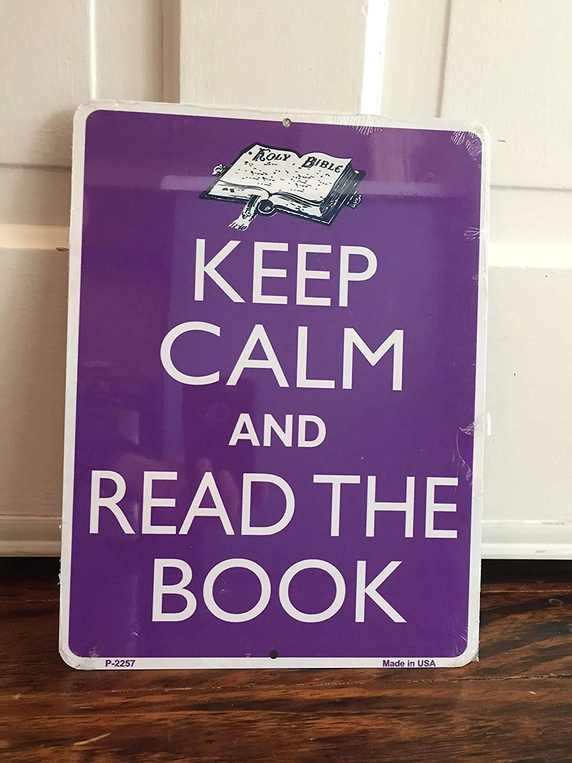 

Diuangfoong Keep Calm and Read The Book Reproduction Metal Sign 12" x 8"