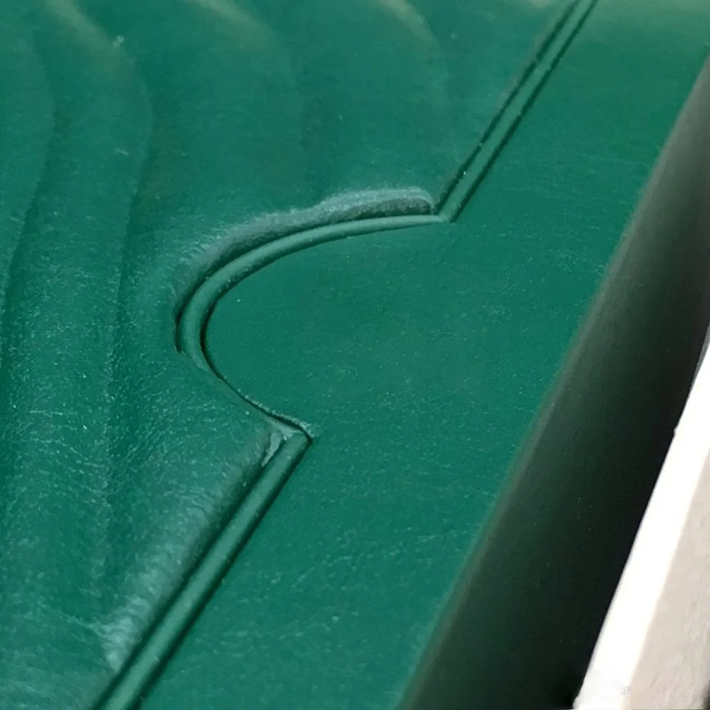 

Top Quality Best Dark Green Watch Box Gift Woody Case For AAA Watches Booklet Card Tags and Papers In English Swiss Watches Box