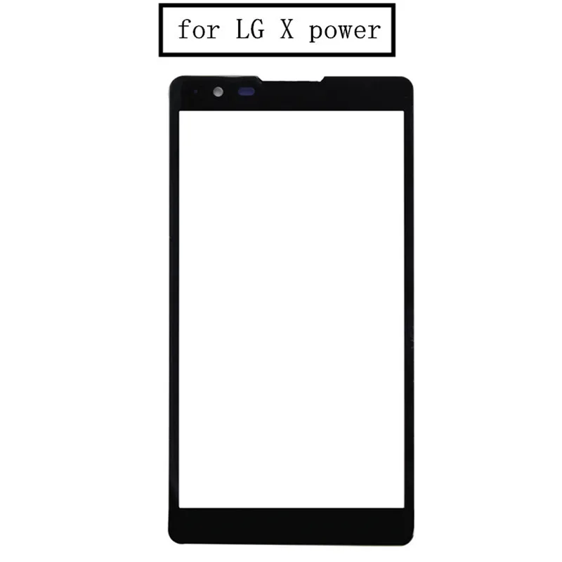 Для LG X Power K220 сенсорный экран для Передняя стеклянная панель Крышка