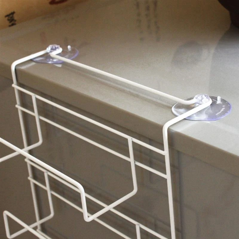 Подвесной стеллаж на холодильник боковая полка для хранения многослойный