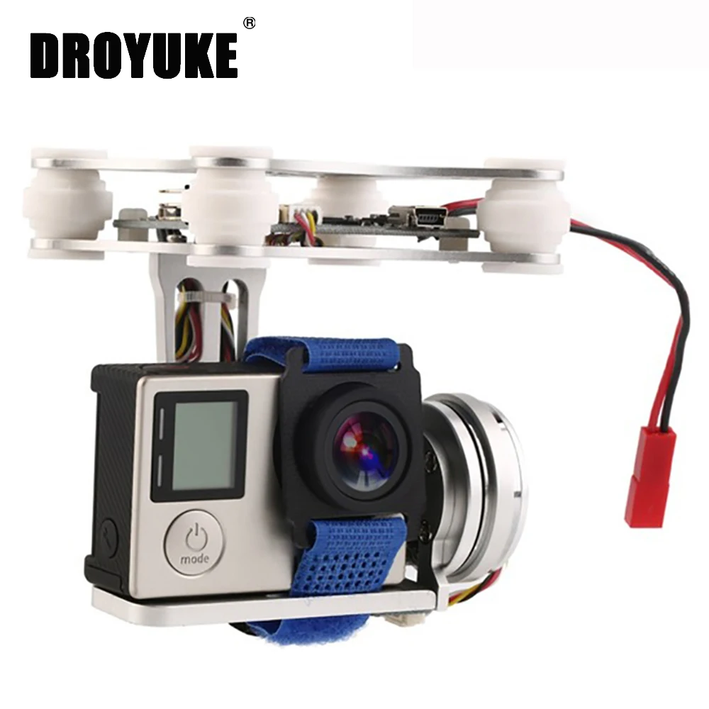 Камера Droyuke Gopro 3 4 SJ4000 легкий 2 осевой/3 осевой бесщеточный карданный подвес для DJI